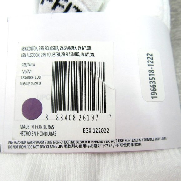 Nike Everyday Plus Ankle Socks White (6 Pack) Womens 6-10 / Youth 5Y-7Y NEW - Picture 8 of 8